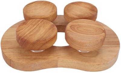 Dailygoods- Nekkussen Houten Sauna - Cervicale Tractie - Hoofdsteun - Ergonomisch - Draagbaar - 17x23cm - Hoofdkussen