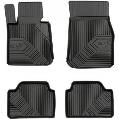 Rubberen vloermatten set FROGUM No.77 – BMW F20/F21 (2011-2019) – 4-delig, maatwerk TPE, hoge randen, anti-slip