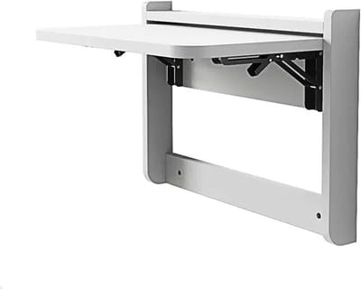Opvouwbare Wandtafel - Inklapbaar Bureau - Ruimtebesparend Werken - Geen Montage Nodig - 53 x 37 cm - Roze