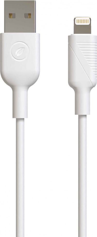 Muvit MCUSC0001, 1,2 m, Lightning, USB A, Mannelijk, Mannelijk, Wit