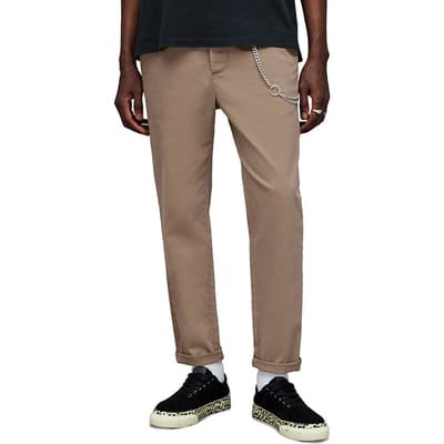 AllSaints Walde Chino Cacao Brown Maat: W28 | Chino's Outlet | Heren | Beige