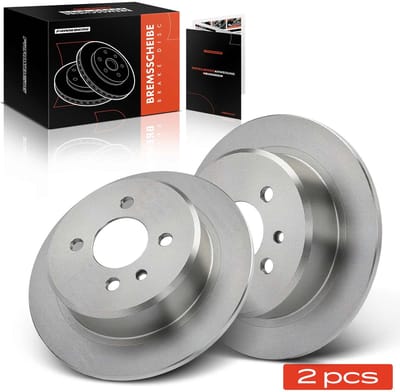 Frankberg 2x remschijf achter links rechts voor BMW 3 Cabrio E30