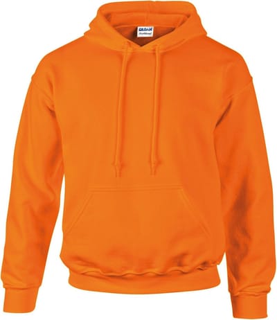 Gildan Zwaargewicht DryBlend Adult Unisex Hooded Sweatshirt Top / Hoodie (13 kleuren) (Veiligheid Oranje)