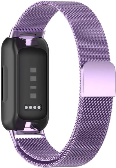 Go Go Gadget - Smartwatch Bandje - Geschikt voor FitBit Inspire 3 - Magneetsluiting - Paars