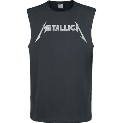 Metallica Tanktop - Amplified Collection - Logo - S tot XL - voor Mannen - actraciet