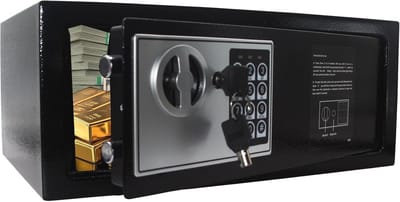 Elektronisch Toetsenbord Beveiliging en Veilig Lock Box voor Storting en Opslag (0.6 Kubieke Voeten)