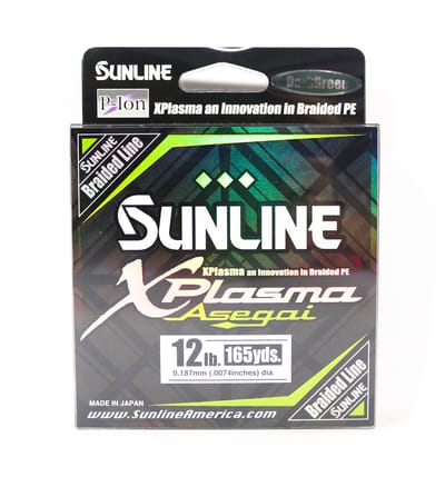 Sunline PE Line Asegai Xplasma 165yds PE 1.2 12lb Donkergroen (5110)