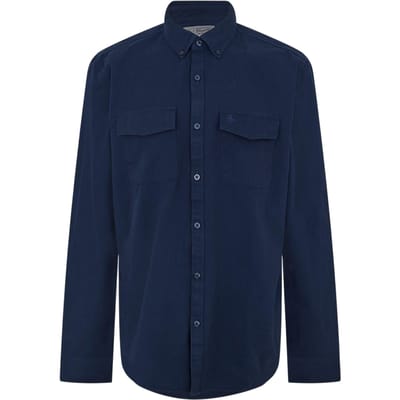 Original Penguin Heren Normaal Overhemd (Yale Blauw)