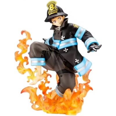 16cm/6.3inch Enn Enn no Shouboutai Anime Figuur Shinra Kusakabe Actiefiguur Kamerdecoraties PVC Volwassen Verzameling Model Cadeau