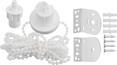 Rolgordijnen - Montageset voor rolgordijnen voor 32 mm buis - Montagemateriaal voor rolgordijnen - Accessoires voor rolgordijnen - Wit