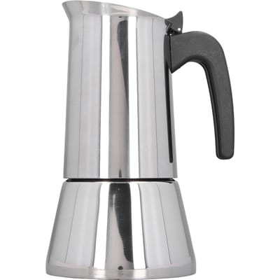 Cafetière Moka de Table en Acier Inoxydable 430 Portable Cafetière de Table pour Plaques à Induction 9 4 Cup