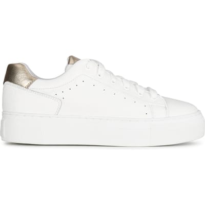 PS Poelman - maat 39- TITULAR Dames Sneakers - Wit met goud combinatie