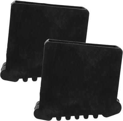 Ladderstabilisator Bumpers - Ladder Voetjes - Veilig Klimmen - Antislip Bescherming - 8.8x8x3.5cm - Zwart
