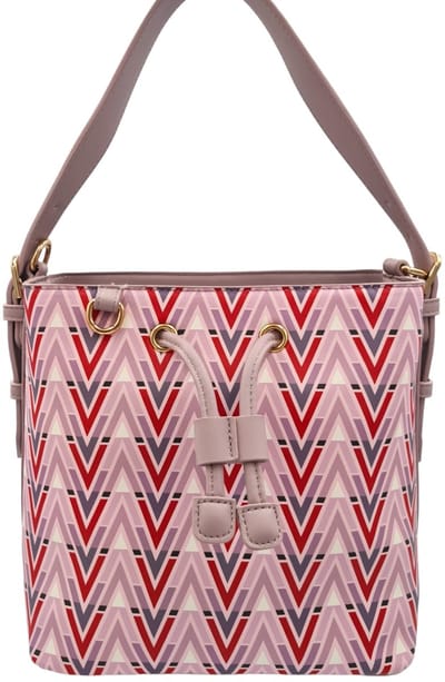 VALENTINO Schoudertas Tonic Bucket Bag Rosa / Multi Veelkleurig