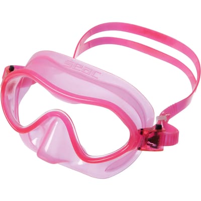 Seac Baia kid - Duikmasker voor jonge kinderen tussen 3 en 6 jaar - Perfect voor snorkelen of in het water te spelen - Roze