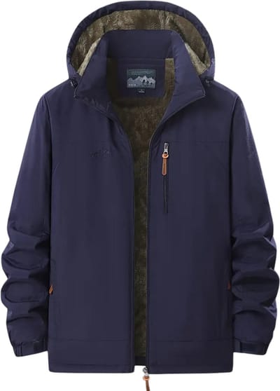 Winterjas Heren - Parka - Winter - Jas - Volwassen - Stijlvol - Marineblauw - S