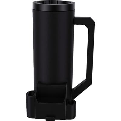 Porte-recharge pour canettes doubles 12 oz Porte-boissons pour bière soda boisson Camping extérieur Randonnée Fête noir