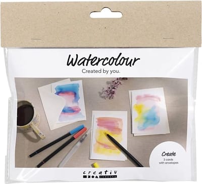 CC Mini Hobbyset Aquarel Kaarten en Enveloppen