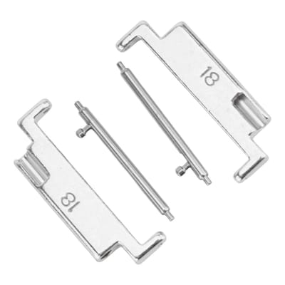 Dailygoods - Roestvrijstalen Adapter voor Horlogeband Vervangset 18-22 mm