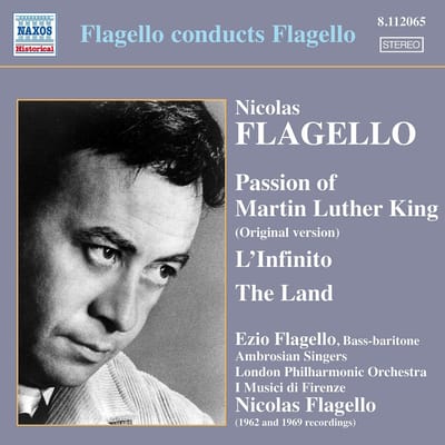 Ezio Flagello, The Ambrosian Singers, London Philharmonic Orchestra, Nicolas Flagello - Flagello Passion Of Martin Luther King (Original Version) | L'infinito | The Land (CD)