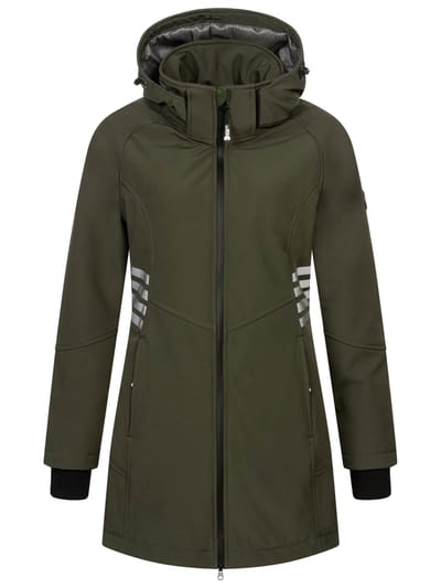 Arctic Seven Dames Softshell Jas AS-305 – Lang, Waterafstotend, Reflecterend