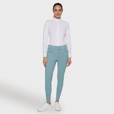 Samshield Claranova Full Grip Rijbroek Dames SS25 M Spring Skies