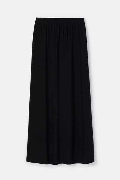 Touché Privé - Basisrok met elastische taille - Zwart - Dames