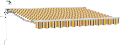 vidaXL - Elektrisch - Uitschuifbare - Zonneluifel