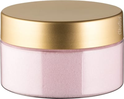 Scrubzout Rozen - 300 gram - Pot met luxe gouden deksel - Hydraterende Lichaamsscrub