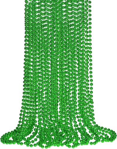 Feestkralen Kettingen - Mardi Gras Kralen - Feestdecoratie - Bulk Verpakking - 33 Inch - Multicolor