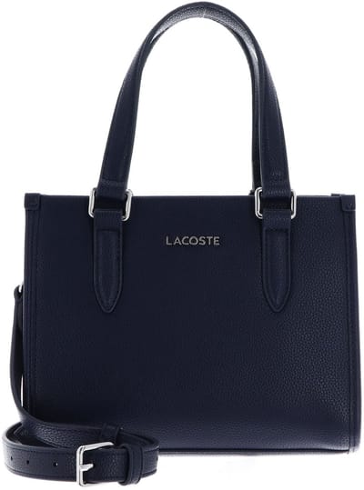LACOSTE handtas schoudertas Top Handle Bag Marine 166 donkerblauw
