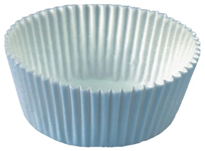 PAPSTAR muffin-bakvormen, papier, wit, 200 stuks