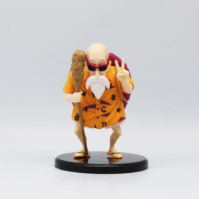 Dragon Ball Z Meester Roshi Kame Sennin Actiefiguur PVC Biye Gebaar Libidineus Anime Verzamelaar Decoratie Speelgoed Cadeau orange