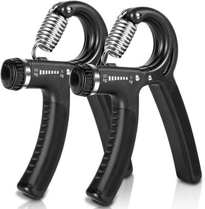 Handtrainer Set – 2 Stuks – Vingertrainer – Hand- en Onderarmspier Trainer – Verstelbare Weerstand – Vermindert Gewrichtspijn – Voor Handkracht en Revalidatie
