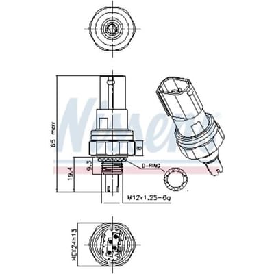 Air-conditioning schakelaar NISSENS 301117