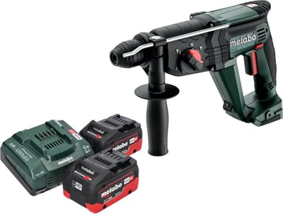 Metabo KH 18 LTX 24 accu combihamer 18 V 2,1 J SDS Plus + 2x LiHD accu 5,5 Ah + lader