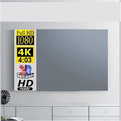 Projectiescherm - Filmscherm Beamer - Buitenfilms Kijken - Opvouwbaar Ontwerp - 106 Inch - Wit