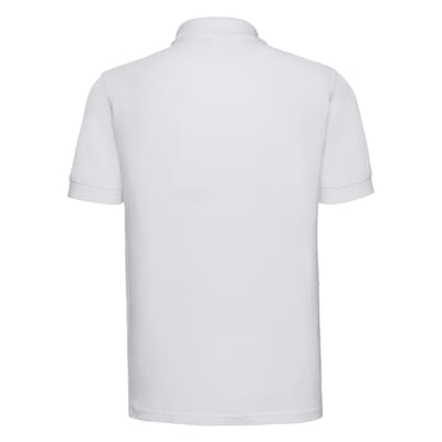 Russell Heren Ultimate Katoenen Poloshirt (Wit)