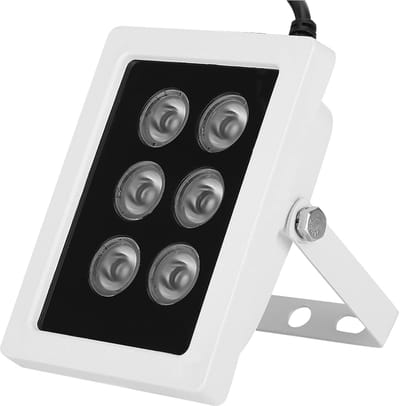 Infrarood Lamp - IR Verlichting Camera - Nachtzicht Verbeteren - IP66 Waterdicht - 20 meter bereik - Zwart