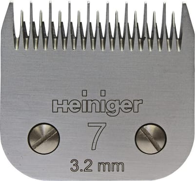 Heiniger Saphir Messenset nr. 7 – 3,2 mm scheerkop voor paarden en honden
