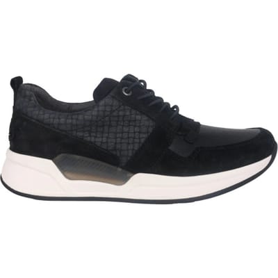 Gabor rollingsoft sensitive 96.955.87 - dames rollende wandelsneaker - Zwart - maat 37 (EU) 4 (UK)