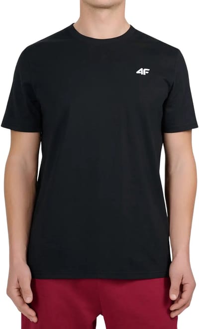 4F T-shirt Heren Zwart - Maat M