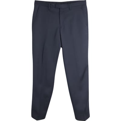 Kenzo pantalon met krijtstreep in grijze wol