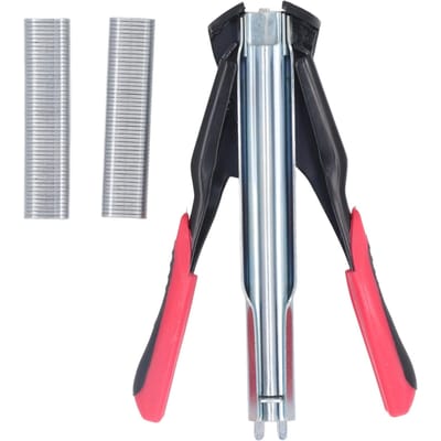 Kit de Pinces à Anneaux pour Porcs Outil de Serrage Type C Économie de Main-d'Œuvre Clôture Pince Manuelle pour Cage d'Animal de Compagnie Voiture black