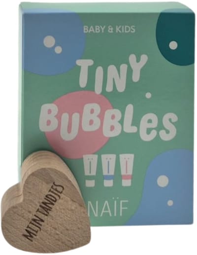 Naif Baby & Kids Cadeauset Mini set & Bewaardoosje voor tanden – Luxe Cadeauset | Giftbox | Perfect Geschenk voor Baby's