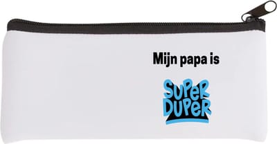 Akyol - mijn papa is super duper Etui - Vader - meest geweldige papa - vader cadeautjes - vaderdag - verjaardag - geschenk - kado - vader artikelen - 20 bij 9 cm