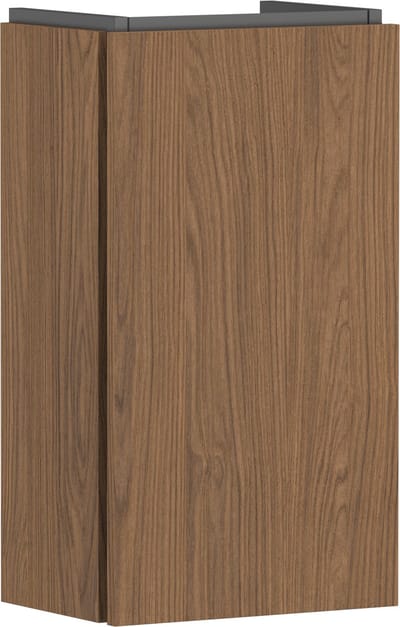 hansgrohe Xilesa E - Badmeubel - 340/240mm maat - Voor fontein - Links scharnier - Cashmere Oak