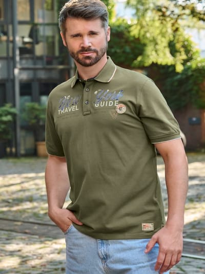 Casa Moda New York Collectie Heren Poloshirt 954384600-336 - XXL