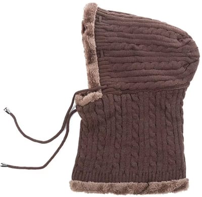 Unisex Warme Gebreide Wintermuts met Nekbescherming – Ski- en Outdoor Muts voor Heren en Dames