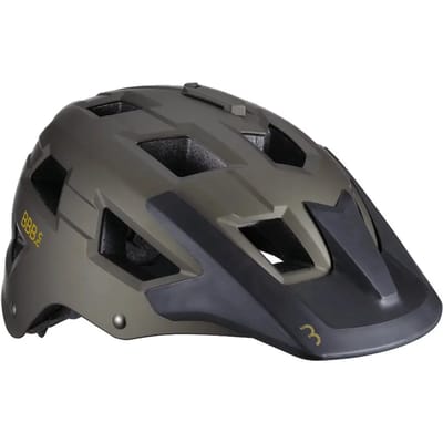 BBB Cycling MTB Helm Nanga - Met Bevestiging voor Camera of Verlichting - Wasbare Padding - Fietshelm Volwassenen: Heren & Dames - Mat Olijf Groen - M - BHE-54